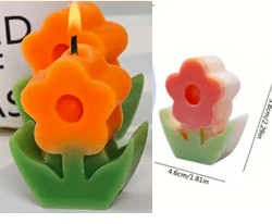 Molde de Flor en 2D - 196