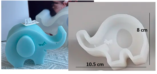Molde de Elefante 2D - 220