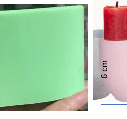 Molde de Silicona Pila Candelabro - 244