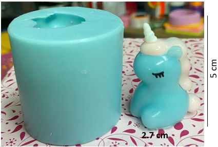 Molde de Unicornio Bebe Kwaii - 257