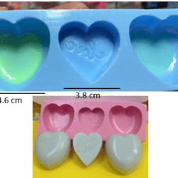 Molde de Corazones x3 - 269