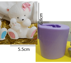 Molde Oso con Peluche - 285