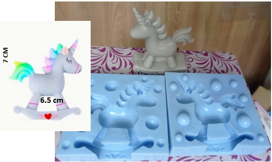 Molde de Unicornio Balancin - 288