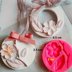 Molde Medallón Flor de Cerezo