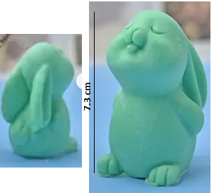 Molde de Conejo Pensante - 346