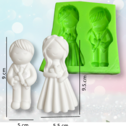 Molde de Primera Comunion Pareja