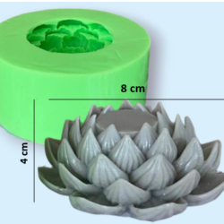 Molde Flor de Loto con Base