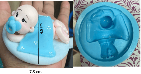Molde de Silicona Niño Bebe - 388