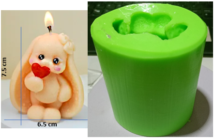 Molde de Conejo Orejon - 456