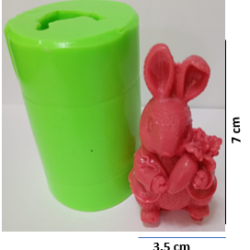 Molde de Conejo con Zanahoria - 460