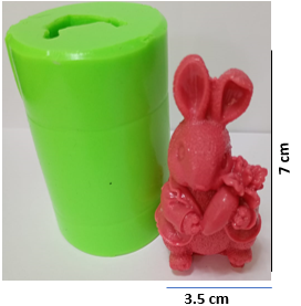 Molde de Conejo con Zanahoria - 460
