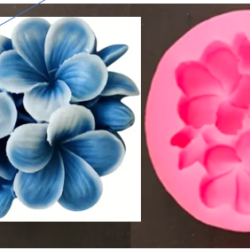 Molde Bouquet de Plumerias Tropicales