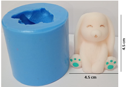 Molde de Conejo Sentado - 477