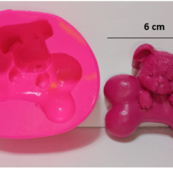 Molde de Perrito con Hueso - 488