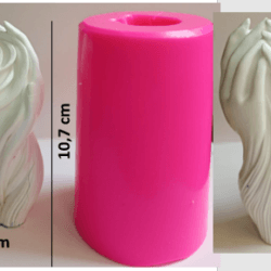 Molde de Mano con Rosa - 574