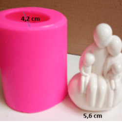 Molde de Silicona Familia 4 - 575