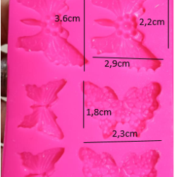Molde de Mariposas Varios Diseños - 588