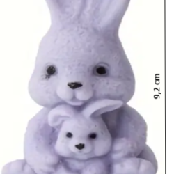 Molde de Conejo con bebe - 594