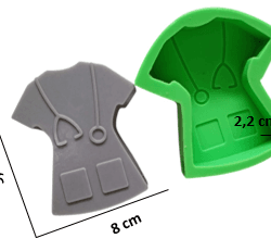 Molde de Bata de Enfermera - 621