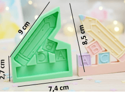 Molde de Lapiz A B C - 623