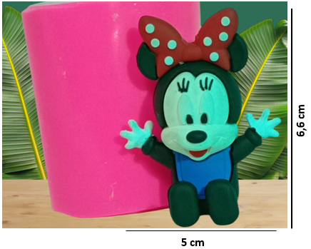 Molde Bebe de Minnie Mouse - 624