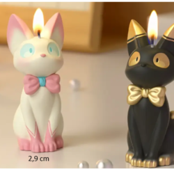 Molde Gato Kwaii con Corbatin