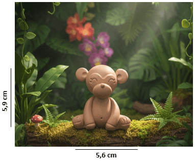 Molde de Mono - Mico Sentado - 661