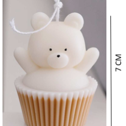 Molde de Oso Cup-cake