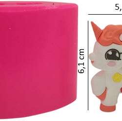 Molde de Unicornio Magico - 691