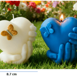 Molde de Manos Agarrando Corazon - 736