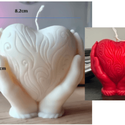 Molde de Corazon con Manos - 737