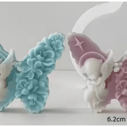 Molde de Mariposa con Angel - 937