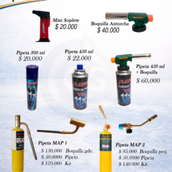 Gas Butano - Sopletes