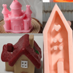 Molde de Silicona Casa Castillo