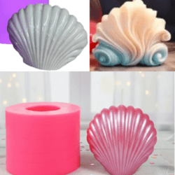 Molde de Silicona Tipo Concha