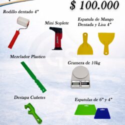 Kit Herramientas Mesas Resina Epoxica