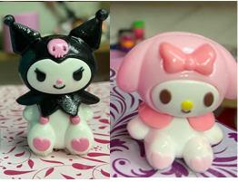 Molde de Kuromi y Melody