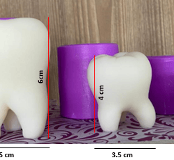 Moldes de Silicona de Dientes - Muelas