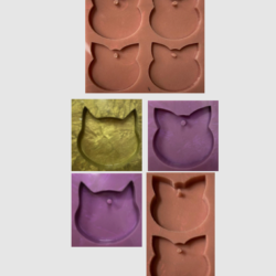 Molde Placa de Gato Varias